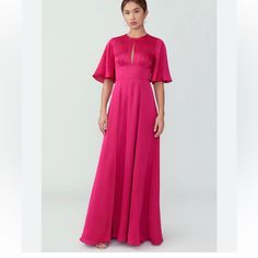 New With Tags E75-14 Fame And Partners, Hot Pink, Maxi Dress, Womens Dresses, Tags, Pink, Women Shopping, Dresses, Color