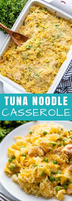 this tuna noodle casserole is an easy and delicious dinner