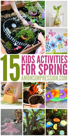 kids activities for spring are fun and easy to do