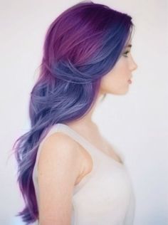 purple hair! Hairstyles Cornrows, Hairstyles Layered, Purple Stuff, Gorgeous Hairstyles, Layered Hairstyles, Long Brown Hair