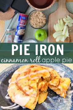 Camping cinnamon rolls with apple pie filling hobo pie dessert recipe for pie iron Cast Iron Pie Camping Recipes, Dessert Pudgy Pie Recipes, Hobo Pie Recipes, Hobo Pies Recipes, Camping Dessert Ideas, Easy Homemade Apple Pie