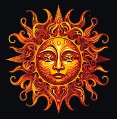 Sun Tattoo - Art that Shines Scale Tattoo, Fresh Tattoo, Sun Design, Ink Master, Sun Designs, Professional Tattoo, Hippie Art