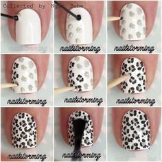 Cheetah Nail Art, Nail Art Dotting Tool, Leopard Nail Designs, Leopard Nail Art, Print Nail Art, Cheetah Nail Designs, Beautiful Vanity, Designer Nails, Cheetah Nails