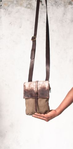 Small Unisex Canvas Shoulder Crossbody Bag #ruthkraus , #small man bag#canvasleatherbag Functional Crossbody Shoulder Bag With Waxed Finish, Rectangular Coated Canvas Bag For Everyday Carry, Functional Waxed Finish Crossbody Shoulder Bag, Everyday Carry Rectangular Shoulder Bag With Leather Trim, Canvas Crossbody Chest Bag With Adjustable Strap, Functional Shoulder Bag With Leather Handles For Everyday, Coated Canvas Backpack For Daily Use, Functional Waxed Canvas Crossbody Shoulder Bag, Rectangular Shoulder Bag With Leather Trim For Everyday