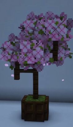 Minecraft Halloween Ideas, Minecraft Tree, Case Minecraft, Minecraft Decoration, Blossom House