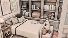 Student's cozy apartment ♡ | Patreon The Sims 4 Apartment, Sims 4 Apartment, Sims Pets, Student Apartment, Play Sims 4, Sims 4 Bedroom, Aesthetic Apartment, Sims 4 House Building