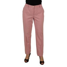 Elevate Your Wardrobe With These Stunning New Pants From Dolce & Gabbana. Crafted From High-Quality Virgin Wool Blended With A Hint Of Elastane, These Pants Offer A Perfect Balance Of Luxury And Comfort. The Chic Pink Hue Makes Them A Standout Piece, While The Classic Midwaist Design And Zipper With Button Closure Ensure A Flattering Fit. Detailed With The Signature Logo, These Pants Are An Epitome Of Style And Quality. Material: 99% Virgin Wool 1% Elastane Color: Pink Country Of Origin: It Mode Brown Cotton Pants, Womens Wool Pants, Dolce And Gabbana Jeans, Metallic Pants, Embellished Denim, Pink Style, Wool Trousers, Straight Trousers, Wool Pants