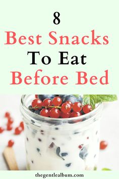 Snacks To Eat, Food For Sleep, Vegan Probiotics, Best Snacks, Healthy Life Hacks, Tea Health Benefits