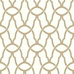 a beige and white wallpaper pattern with circles on the back ground, in an abstract manner