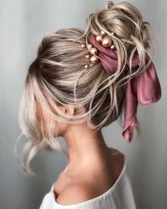 Flower Crown Hairstyle, Happy Hair, The Perfect Wedding, Hair Today, Great Hair, Silver Hair, Hair Skin, Hair Dos, Gorgeous Hair