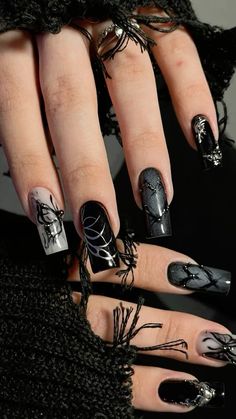 Batman Nails, Vampire Nails, Bubble Nails, Gothic Nails, Anime Nails, Crazy Nails, Floral Nails