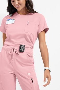 Medical Scrubs Fashion, Med Couture Scrubs, Carhartt Scrubs, Medical Scrubs Outfit, Koi Scrubs, Scrub Style, Cute Scrubs, Dickies Scrubs, Greys Anatomy Scrubs