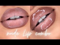 Two Tone Lipstick Ombre, Different Lipstick Styles, How To Do Ombre Lips Tutorials, Brown Ombre Lips, Ombre Lips Tutorial Black Women, Lipstick Tutorial For Beginners, Ombre Lipstick Tutorial, How To Do Lips, Lipgloss Tutorial