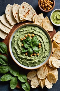 A photo of a  Spinach and Artichoke Hummus which is a type of hummus bowl Artichoke Hummus, Easy Hummus