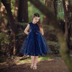 Dark Blue Flower Girl Dresses | Lace Dresses at Sara Dresses Navy Blue Flower Girl Dress, Navy Blue Flower Girl Dresses, Yellow Blue Wedding, Blue Lace Flower, Flower Girl Dresses Lace, Navy Blue Girls Dress, Flower Girl Dresses Navy, Blue Flower Girl Dress, Dress And Sneakers