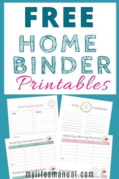 the free binder printables for homeschool