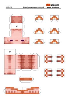 the instructions for how to make an origami paper toy that looks like a cat