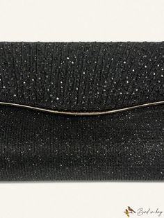 BirdinBag - Party-ready: Medium Glitter Square Bag with Rhinestone Accents Glamorous Evening Glitter Shoulder Bag, Glamorous Glitter Bag For Evening, Embellished Clutch Bags For Prom, Sparkling Evening Clutch Bag, Evening Glitter Shoulder Bag, Formal Sequined Bags For Party Season, Formal Sequin Bags For Party Season, Elegant Glitter Party Bag, Embellished Party Clutch Bag