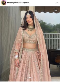 Lehenga For Wedding, Color Of The Year 2024, Peach Lehenga, Pantone Colour Of The Year, Green Jewellery, Indian Bridesmaid Dresses