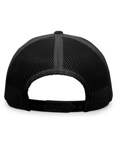 Trucker Snapback Cap - BLACK - OS | Pacific Headwear Trucker Snapback Cap in Black | Cotton Blend Black Snapback Hat With Flat Bill, Black Trucker Snapback Hat Six-panel, Black Baseball Cap With Curved Visor, Black Snapback Hat For Streetwear, One Size, Black Trucker Hat Six-panel, Black Trucker Snapback Hat For Streetwear, Black Trucker Hat For Outdoor, One Size Fits Most, Black Outdoor Hat With Curved Visor, Black One Size Trucker Hat For Outdoor