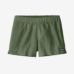 Patagonia Women's Barely Baggies™ Shorts - 2½" Inseam Patagonia Baggies Women, Patagonia Shorts Women, Aries Outfits, Hiking Shorts Women, Ocean Plastic Pollution, Cute Hiking Outfit, Patagonia Baggies, Patagonia Shorts, Patagonia Women