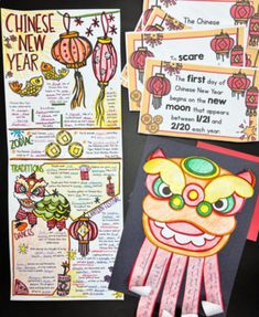 chinese new year's day crafts and activities for kids to do with paper lanterns