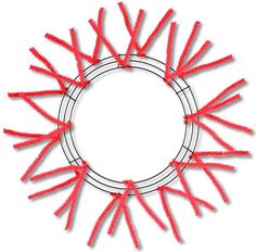 15WIRE,25OAD-PENCIL Red WORK Pencil Wreath, Wreath Frames, Pencil Work, Work Wreath Forms, Wire Wreath Forms, Work Wreath, Wreath Making Supplies, Wire Wreath, Trendy Tree