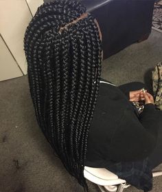 Follow me @survivor2018 for more pins like this Senegalese Twists, Braided Hairdo, Marley Twists, Jumbo Braids, Box Braids Styling