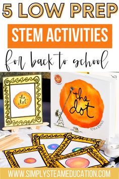 Upper Elementary Steam Activities, Kindergarten Steam Activity, Story Book Stem Challenges, Back To School Steam Activity, Steam Activities Elementary Low Prep, September Steam Activities, Low Prep Steam Activities, 2nd Grade After School Activities, Low Prep Activities Elementary