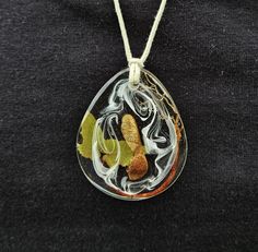 The seed, the plant, and the "spirit" - lifecycle tree pendant on adjustable off-white cord necklace Tree Pendant, Cord Necklace, The Plant, The Spirit, Pendant Necklaces, Halloween Shopping, Jewelry Necklace Pendant, Beauty Book, Seeds