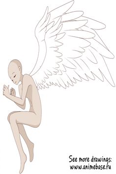 an angel kneeling down and praying