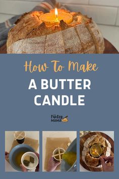 how to make a butter candle for diwaling and decorating the home or kitchen