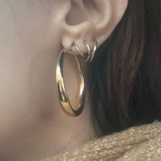 18K Gold Filled Lightweight Large Hoop Earrings,medium Everyday Wear Hoop,simple Gold Hoop Earrings,dainty Hoops,girlfriend Gift,gift Wife - Etsy Simple Gold Hoop Earrings, Hoop Earrings Medium, Tattoo Jewelry, Jewelry Tattoo, Large Hoop Earrings, Earrings Dainty, Girlfriend Gift, Gold Hoop, Gold Hoop Earrings