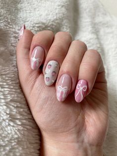 ribbons, pink, strawberries, plaid Light Pink Strawberry Nails, Plaid Nails Pink, Pink Plaid Nail Designs, Pink Gingham Nails, Bday Nails Pink, Red And Pink Christmas Nails, Raspberry Nails Design, Pink Plaid Nails, Nail Strawberry