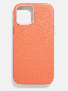 an orange leather case for the iphone 11