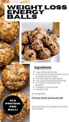 Protein Balls Recipes Healthy, Peanut Oat Balls, Granola Chocolate Chip Balls, Protein Balls Easy Healthy, Energy Balls Peanut Butter Chocolate, On Protein Balls, Best Peanut Butter Protein Balls, Gf Df Protein Balls, Clean Eating Protein Balls