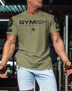 Gymish Lifestyle Workout T-Shirt, Funny Gym Shirts, Lifting T-Shirt, Deadlift Green Athletic Fit Short Sleeve T-shirt, Green Crew Neck T-shirt For Gym, Breathable Graphic Tee Short Sleeve, Breathable Graphic Tee With Short Sleeves, Breathable Cotton Workout T-shirt, Breathable Short Sleeve Graphic Tee, Breathable Cotton T-shirt For Workout, Graphic Tee Short Sleeve Gym T-shirt, Graphic Tee T-shirt For Training