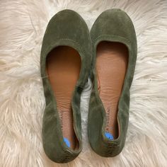 Suede Ballet Flats, Lucky Brand Shoes, Green Suede, Walker Boots, Brand Shoes, Ballet Flat, Fit N Flare Dress, Boot Sandals, Rain And Snow Boots