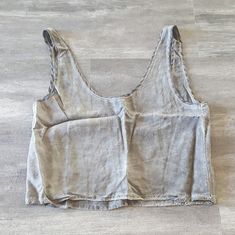 Never Worn Fitted Cotton Tank Blouse, Washed Cropped Cotton Tops, Washed Cotton Cropped Top, Spring Washed Cropped Tops, Fitted Washed Cropped Tops, Spring Season Washed Cotton Crop Top, Summer Washed Cotton Crop Top, Fitted Washed Summer Tops, Washed Cotton Crop Top For Summer