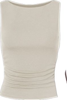 Workout Tops With Built-in Padding And Scoop Neck, Yoga Tops With Built-in Bra And Scoop Neck, Fitted Off-white Knit Top, Fitted Beige Ruched Top, Beige Ruched Stretch Top, Beige Ruched Sleeveless Top, Stretch Tank Top With Built-in Padding And Scoop Neck, Black Ruby, Boat Neck