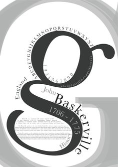 the letter g is made up of black and white typefaces on a white background