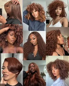 Honey Blond On 4c Hair, Hair Color 6 Brown, Fall Brown Hair Color Black Women, Hair Color Ideas For Afro Hair, Natural Hair Fall Colors Black Women, Copper Hair Natural Black Women, Cinnamon Brown Sew In, Curly Hair Color Ideas Brown, Blonde Brown Natural Hair