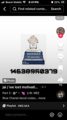 an iphone screen with the message'i love lost motivi '