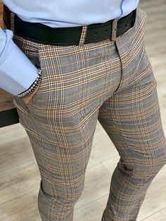 Size :30w/31w/32w/33w/34/36wPants material : %68 viscone %30 poly %2 LycraMachine Washable : yes Fitting : Slim Fit Remarks: Dry Cleaning Only Delivered Time : 2-4 day Shipping Company: DHL Slim Fit Brown Bottoms For Business, Brown Slim Fit Straight Pants, Brown Fitted Ankle-length Pants, Fitted Brown Ankle-length Pants, Brown Fitted Trousers, Slim Fit Formal Pants, Mens Plaid Pants, Patterned Dress Pants, Western Outfits Men