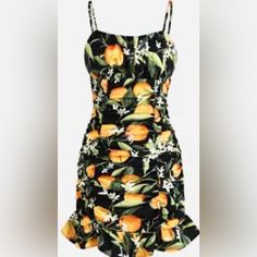 Cider Ruched Corset Cami Dress Nwot Size Medium. Bust: 36” Waist: 28” Length: 34” Harvest Fruit, Cider Dresses, Cami Dress, Yellow Black, Black N Yellow, Cider, Size Medium, Mini Dress, Fruit