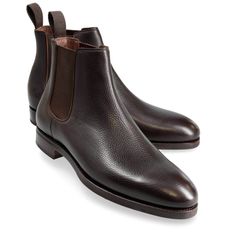 CHELSEA BOOTS IN BROWN PEREANDRE Brown Chelsea Boots With Rubber Heel Cap For Business, Brown Ankle Boots With Rubber Sole, Brown Round Toe Business Boots, Brown Round Toe Boots For Business, Classic Brown Ankle-high Chelsea Boots, Brown Ankle Chelsea Boots For Formal Wear, Brown Ankle Chelsea Boots For Formal Occasions, Brown Chelsea Boots With Reinforced Heel And Round Toe, Classic Brown Chelsea Boots For Winter