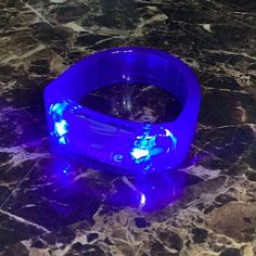 New. On Of Button Inside Of Band. One Size Blue Luminous Jewelry For Party, Luminous Blue Jewelry For Parties, Blue Plastic Party Jewelry, Adjustable Blue Luminous Jewelry, Adjustable Luminous Blue Jewelry, Adjustable Light Blue Jewelry For Party, Party Festival, Womens Jewelry Bracelets, Led Light