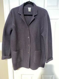 Eileen Fisher 100% Wool Women’s Button Coat Jacket Size: M Excellent condition! No return accepted! Thanks for looking! X10 Eileen Fisher, Coats Jackets, The 100, Wool