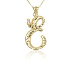 Description: Solid 10k Gold Cz Cut Cursive Initial Letter E Pendant Necklace Item No.: Ba210 . Metal Type: 10k Solid Yellow Gold (Also Available In 14k Solid Gold) Metal Color: Yellow Gold. (Also Available In White Gold And Rose Gold) Measurement: Pendant Only Weight: 1.45 Grams Pendant W/Chain Weight: 2.5 - 2.8 Grams (Vary From Chain) Height Including Bail: 1.14 In Width: 0.53 In Chain Available In 16", 18", 20", 22" Available In Another Listings In Any Letter A-Z Brand New Made To Order. Pleas Cross Necklace Sideways, Shine Jewelry, Dog Pendant, Round Pendant Necklace, Infinity Necklace, Gold Engraving, Gold Eyes, Letter E, Cz Pendant