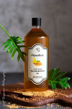 Coconut Oil Photography Ideas, Syrup Product Photography, Herbal Drink Photography, Coconut Oil Product Photography, Herbal Products Photography, Mustard Oil Packaging, Spices Product Photography, Oil Product Photography Ideas, Hair Oil Photography Ideas